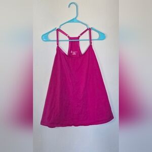 Lane Bryant Magenta Racerback Athleisure Casual Summer Tank Top Pink Size 18/20